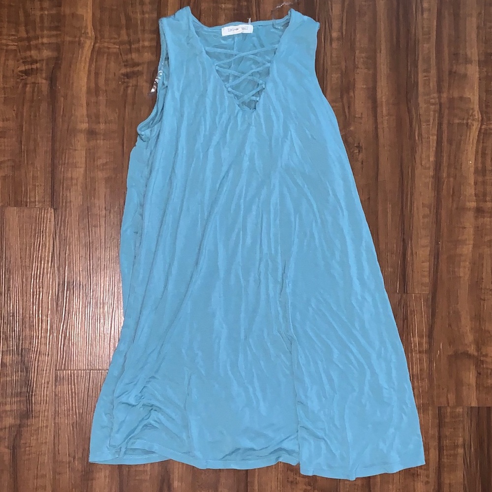 Blue dress